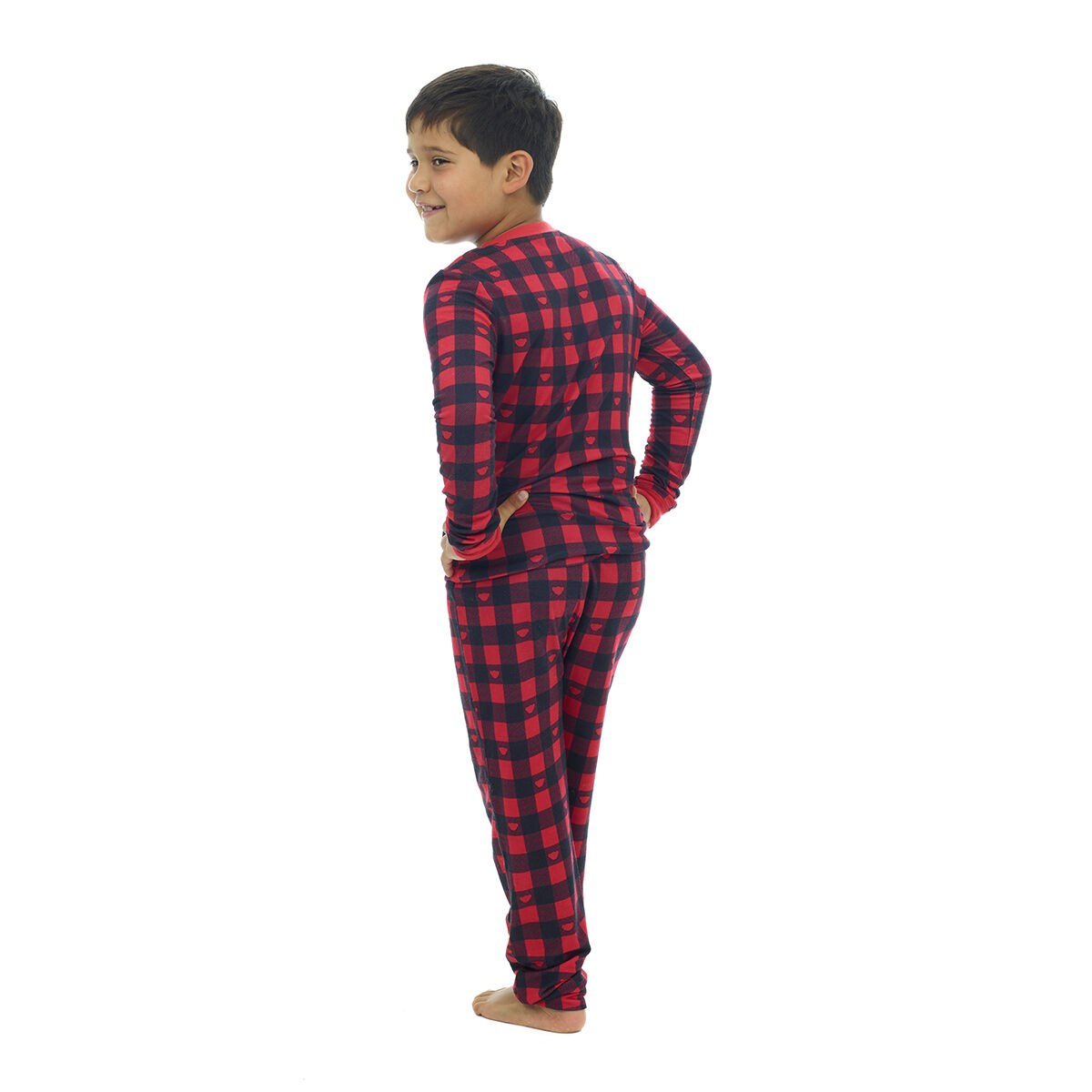 Build-A-Bear Pajama Shop Buffalo Check Top - Toddler & Youth - Image 4