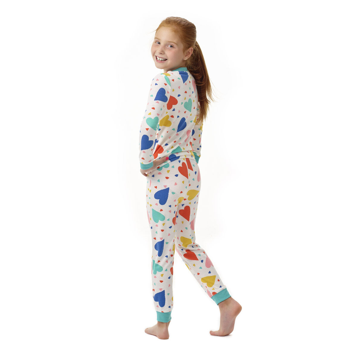Build-A-Bear Pajama Shop Colorful Hearts Pj Pants - Toddler And Youth - Image 4