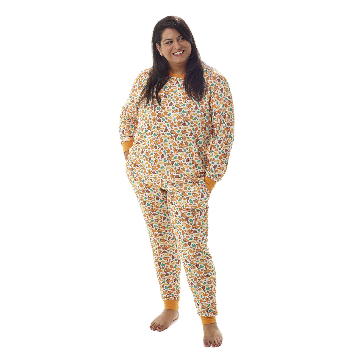 Build-A-Bear Pajama Shop Fall Print Top - Adult - Image 3