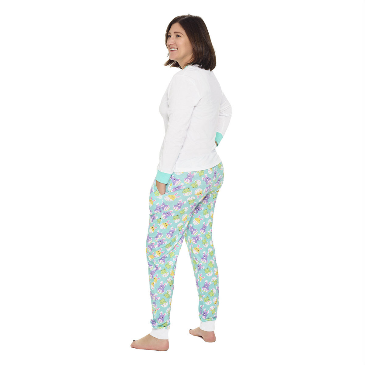 Build-A-Bear Pajama Shop "I Woke Up This Cute" Pj Top - Adult - Image 4