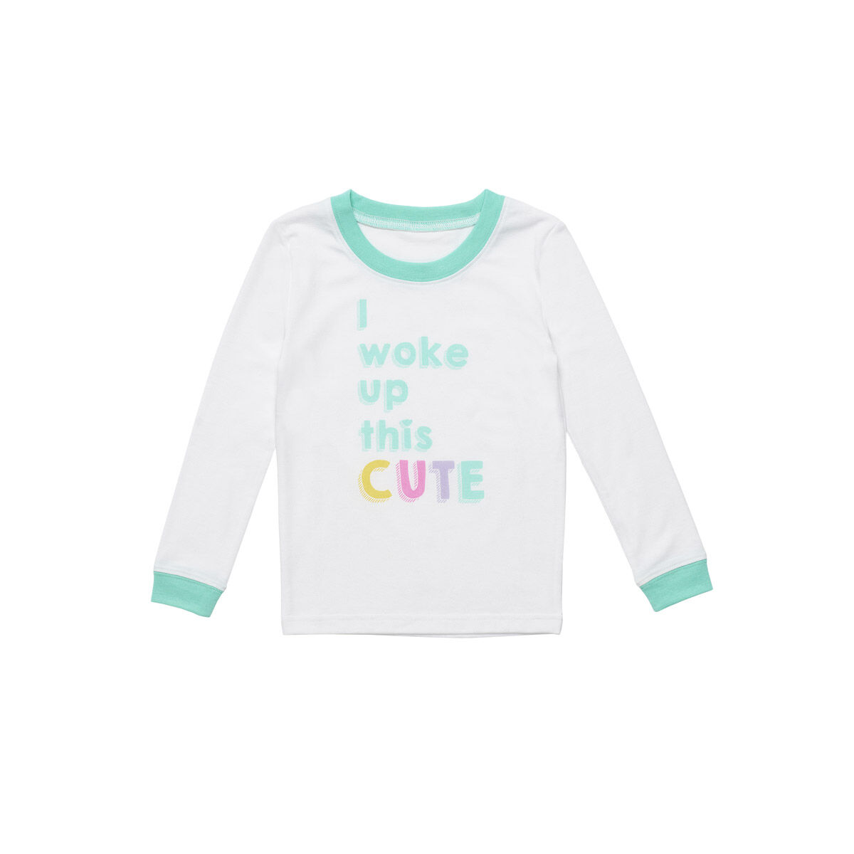 Build-A-Bear Pajama Shop "I Woke Up This Cute" Pj Top - Toddler And Youth - Image 2