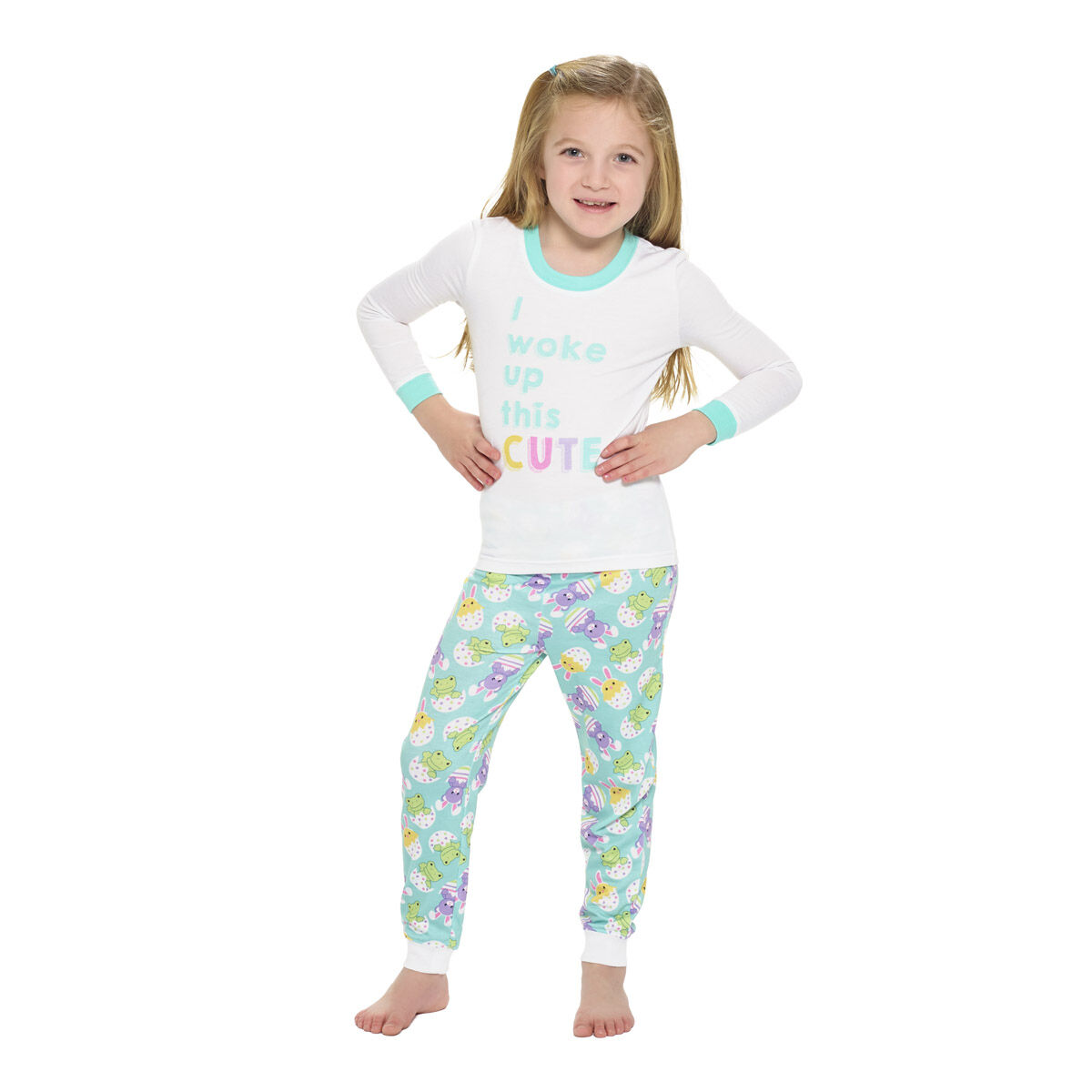Build-A-Bear Pajama Shop "I Woke Up This Cute" Pj Top - Toddler And Youth - Image 3