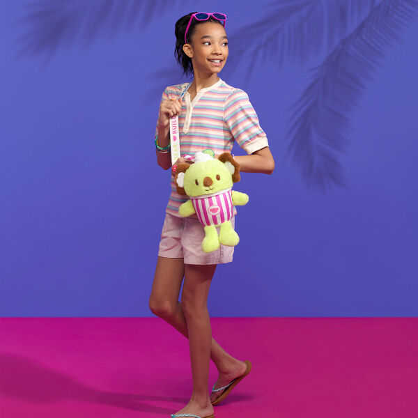 Coconut Lime Koala Slushie Plushie With Carrying Strap - Image 2
