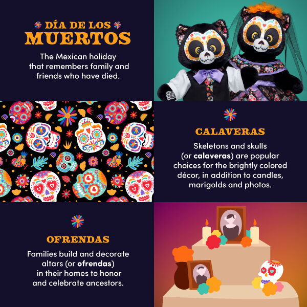 DíA De Los Muertos Cat Stuffed Animal Suit Gift Set - Image 2