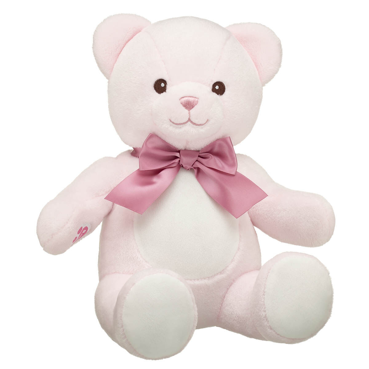 Baby Pink Teddy Bear With Gifting Bow