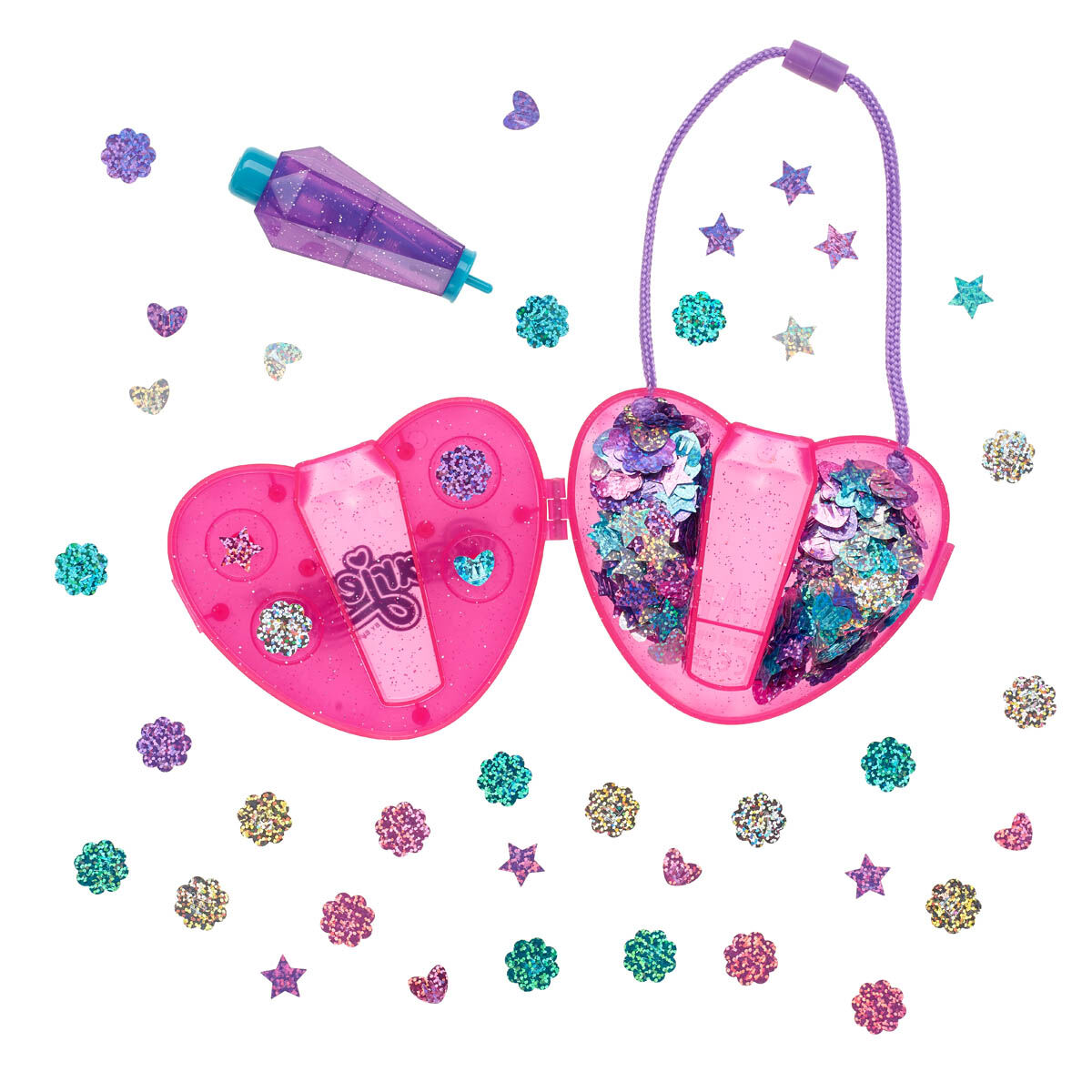 Bearjewel Sequin Applicator Set With Heart Locket Case - Image 2