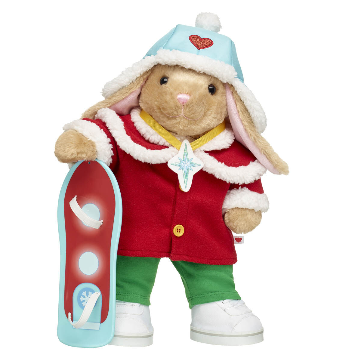 Glisten And The Merry Mission Marzipan Pawlette Bunny Plush Gift Set - Image 2