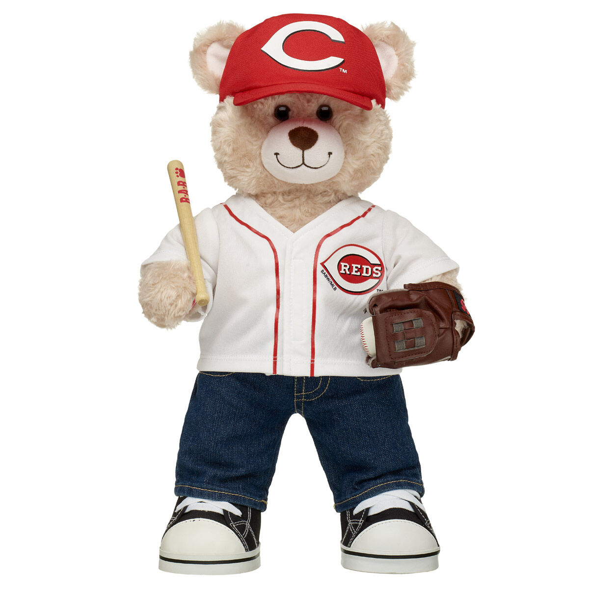 Happy Hugs Teddy Bear Cincinnati Reds Gift Set