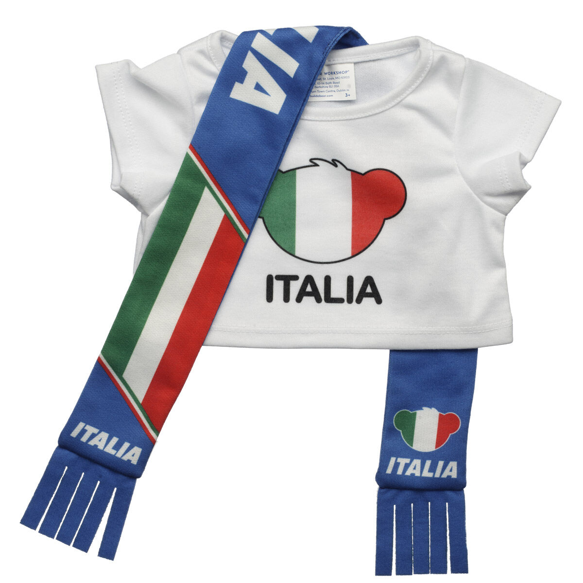 Italy Scarf And T-Shirt Set