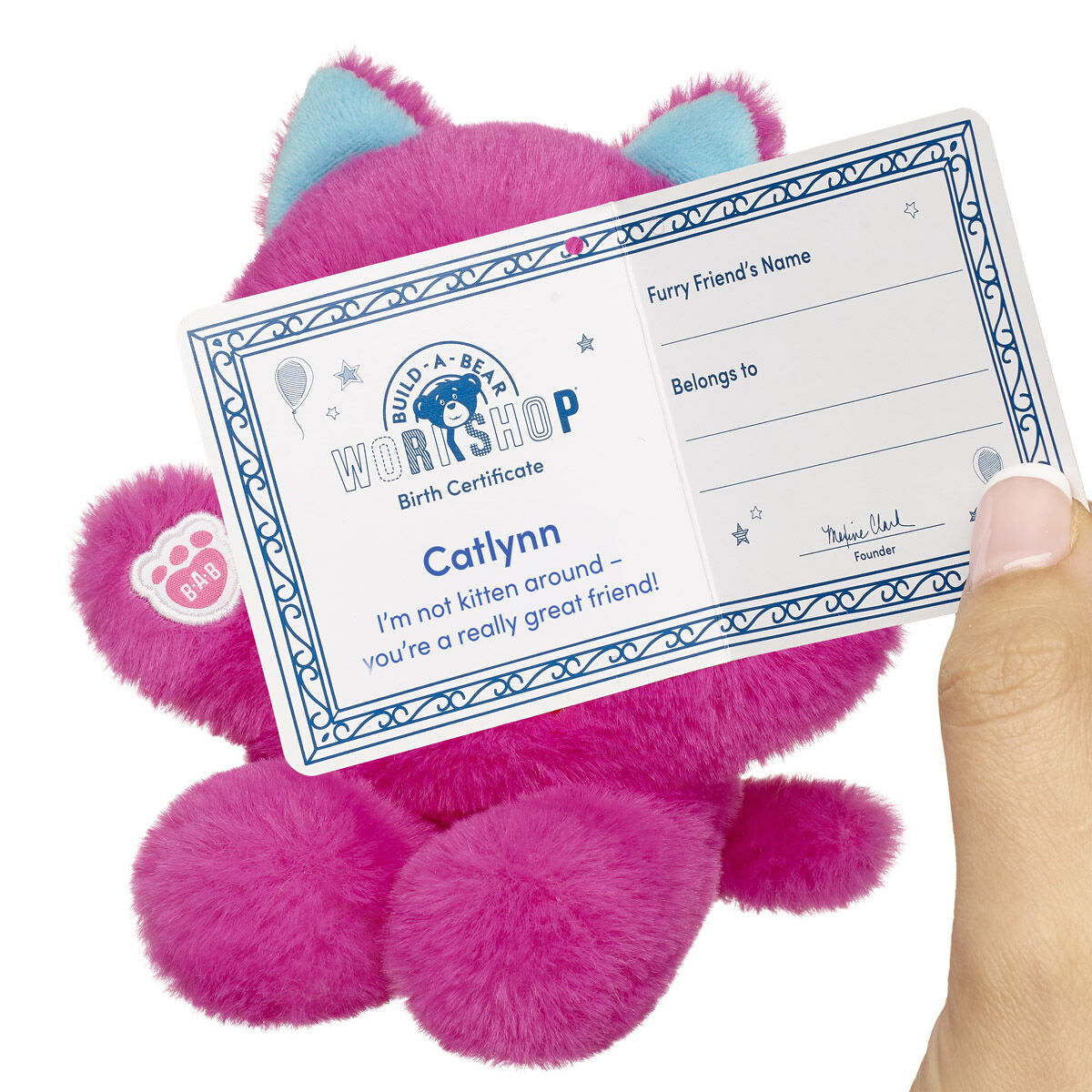 Mini Beans Kabu Catlynn Cat Stuffed Animal - Image 2
