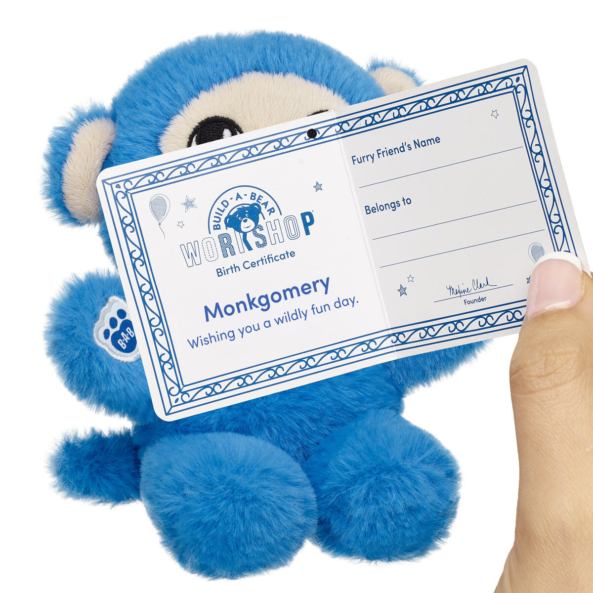 Mini Beans Kabu Monkgomery Monkey Stuffed Animal - Image 2