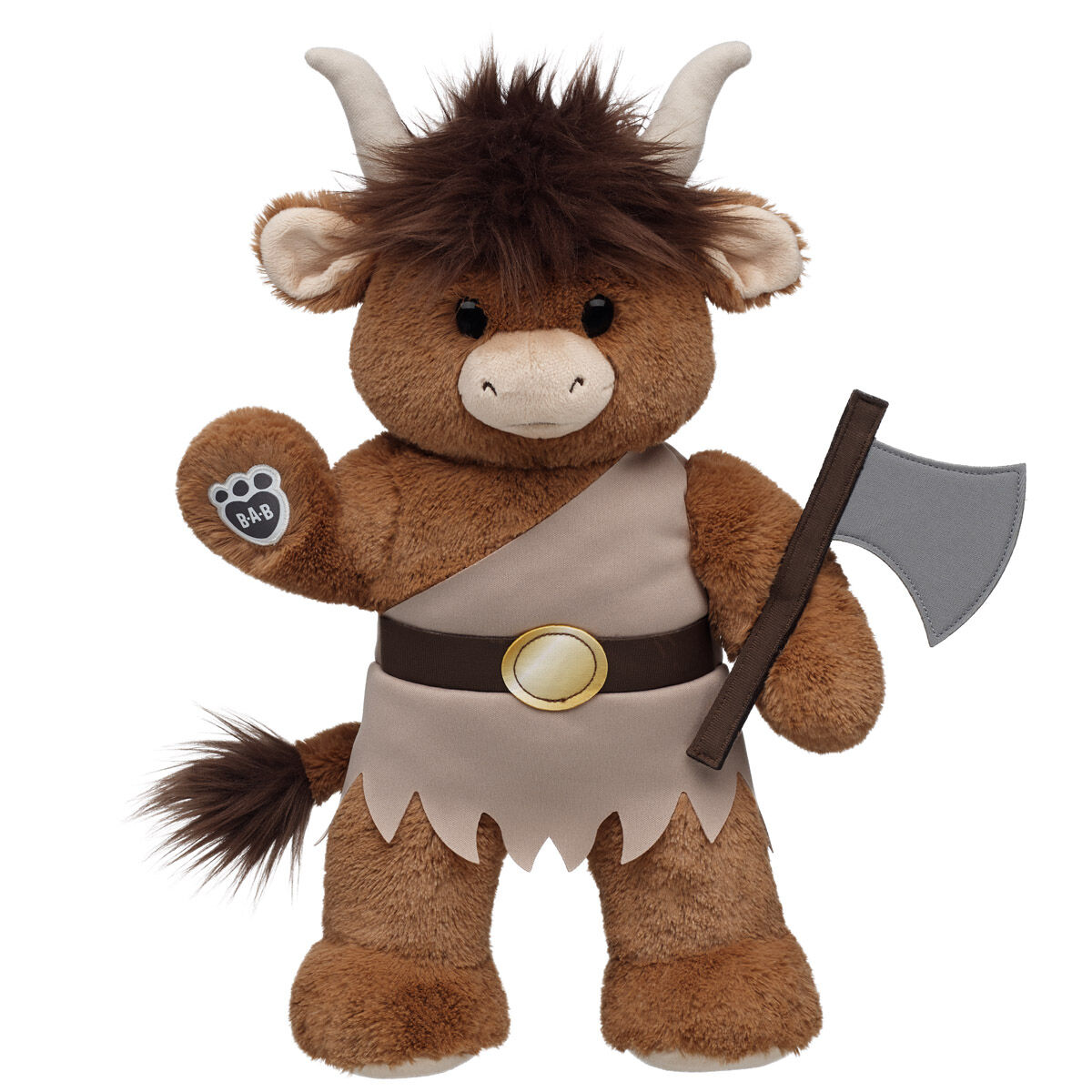 Minotaur Plush With Warrior Outfit & Axe - Image 2