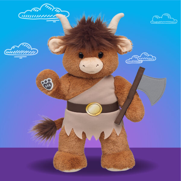 Minotaur Plush With Warrior Outfit & Axe - Image 3