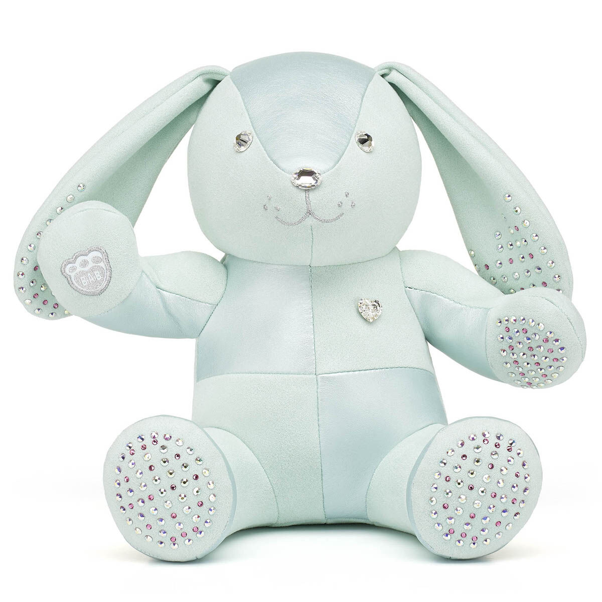 Mint Bunny Build-A-Bear Collectible Featuring Swarovski Crystals - Image 2