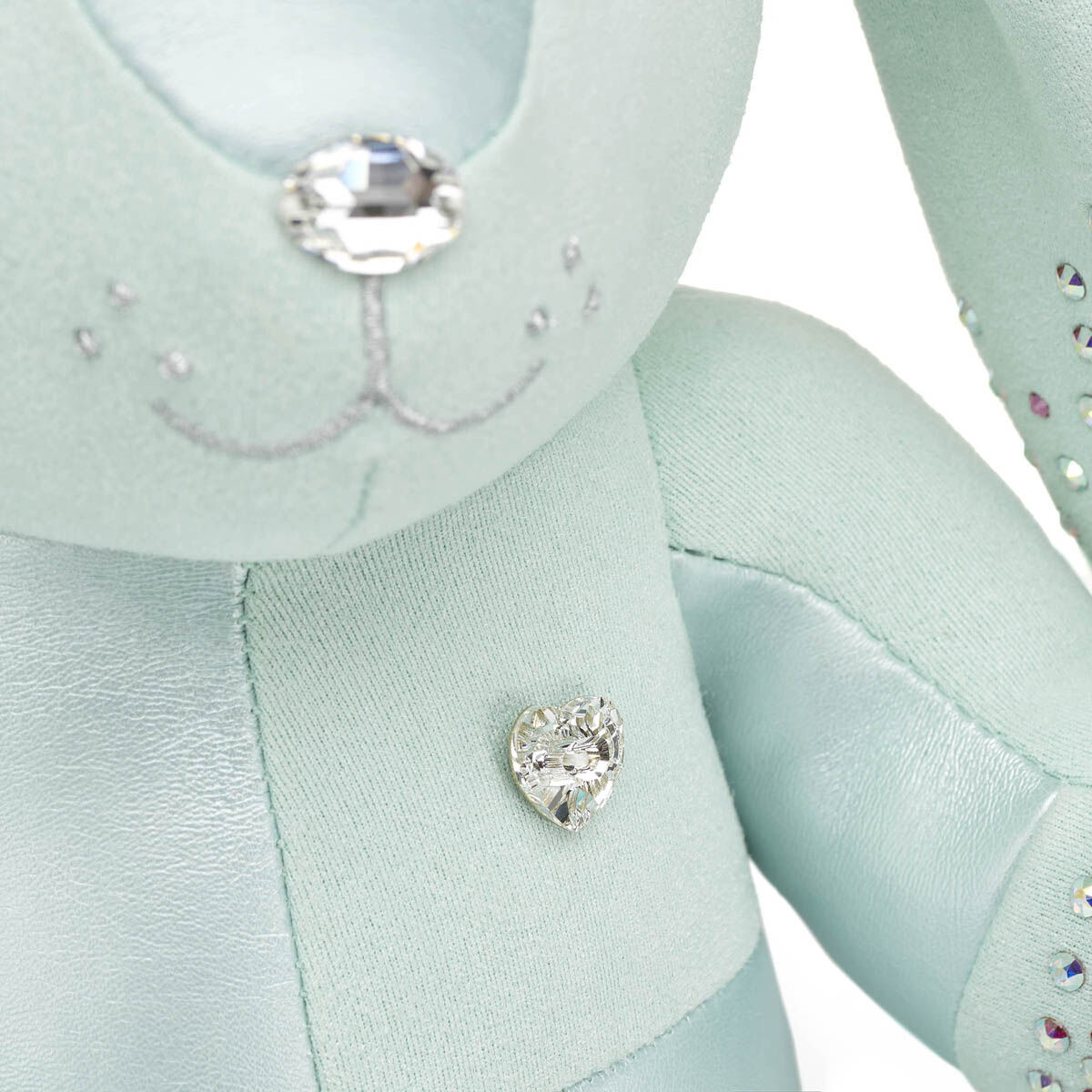 Mint Bunny Build-A-Bear Collectible Featuring Swarovski Crystals - Image 5