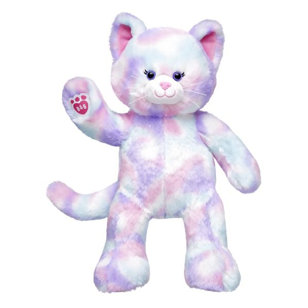 Pastel Swirl Kitty Stuffed Animal - Image 2