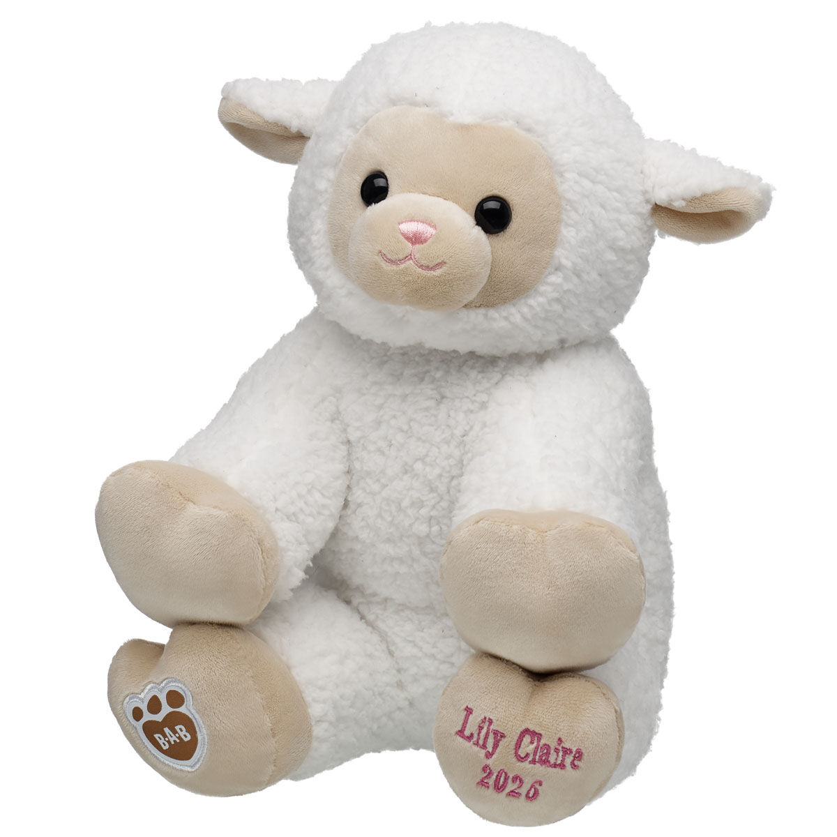 Personalized Embroidered Lamb Stuffed Animal - Image 2