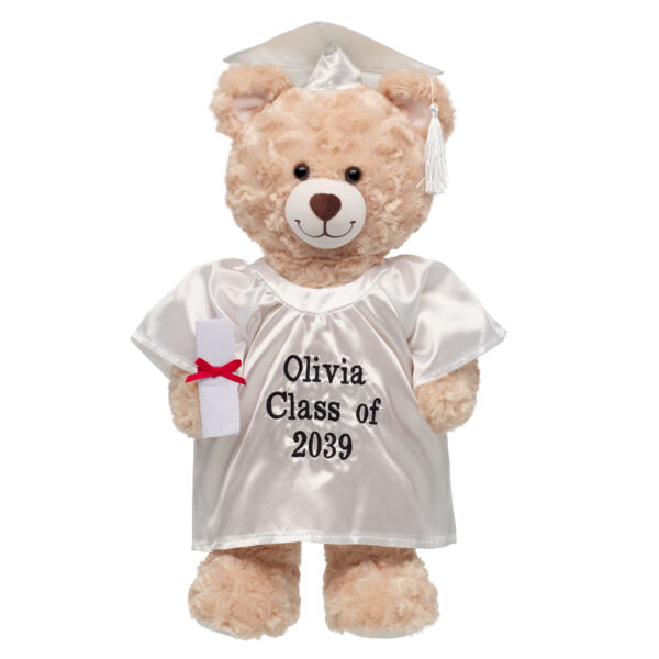 Personalized Embroidered White Graduation Set 4 Pc - Image 2