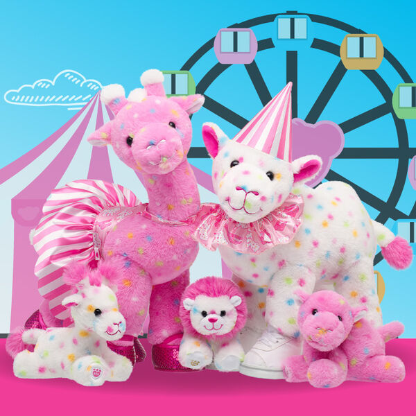 Pink Frosted Animal Cookie Giraffe Stuffed Animal - Image 2