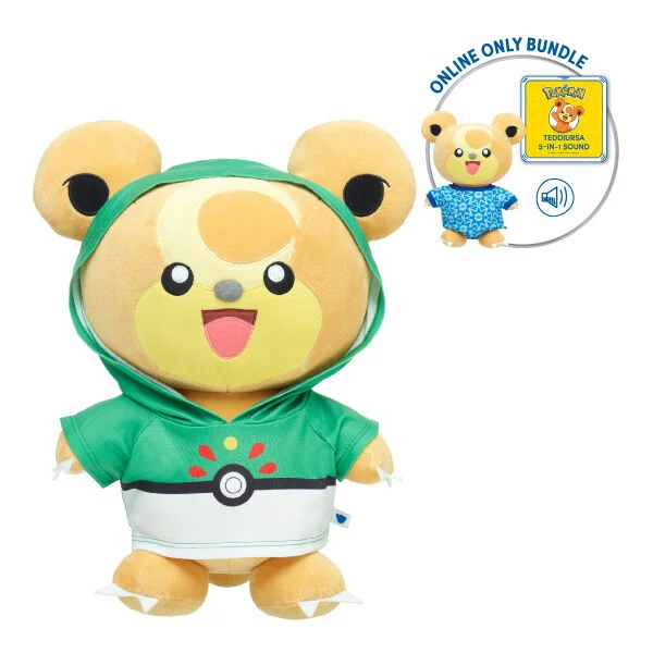 PokéMon Teddiursa Plush Bundle