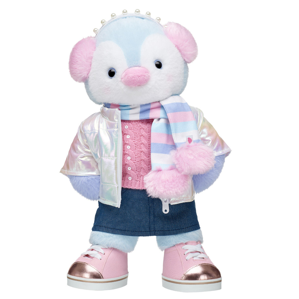 Posh Penguin Stuffed Animal Winter Gift Set