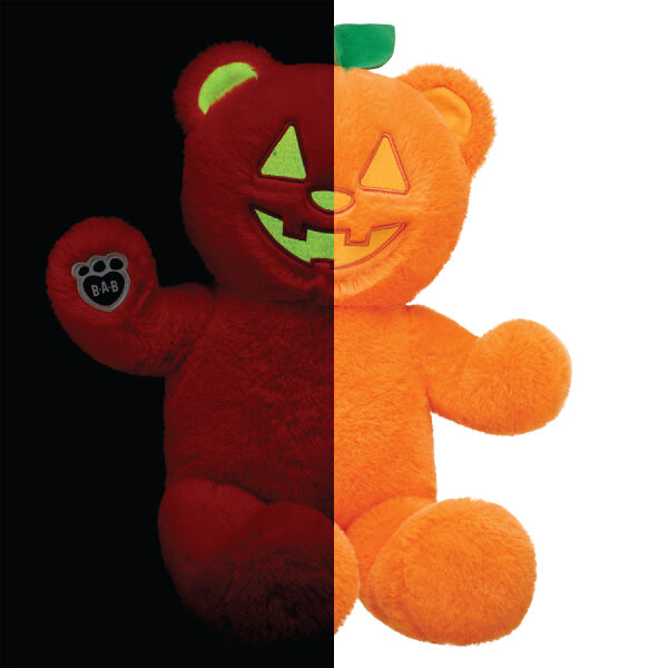 Pumpkin Glow Teddy Bear - Image 2