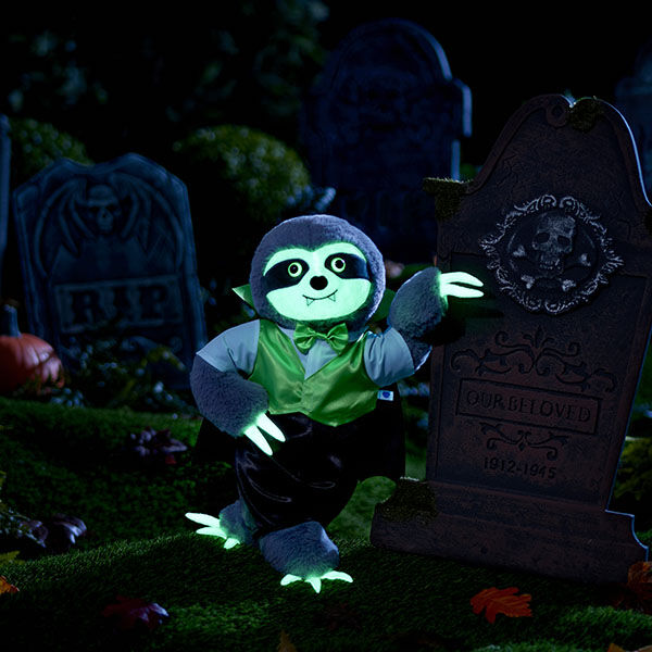 Vampire Glow Sloth Stuffed Animal - Image 3
