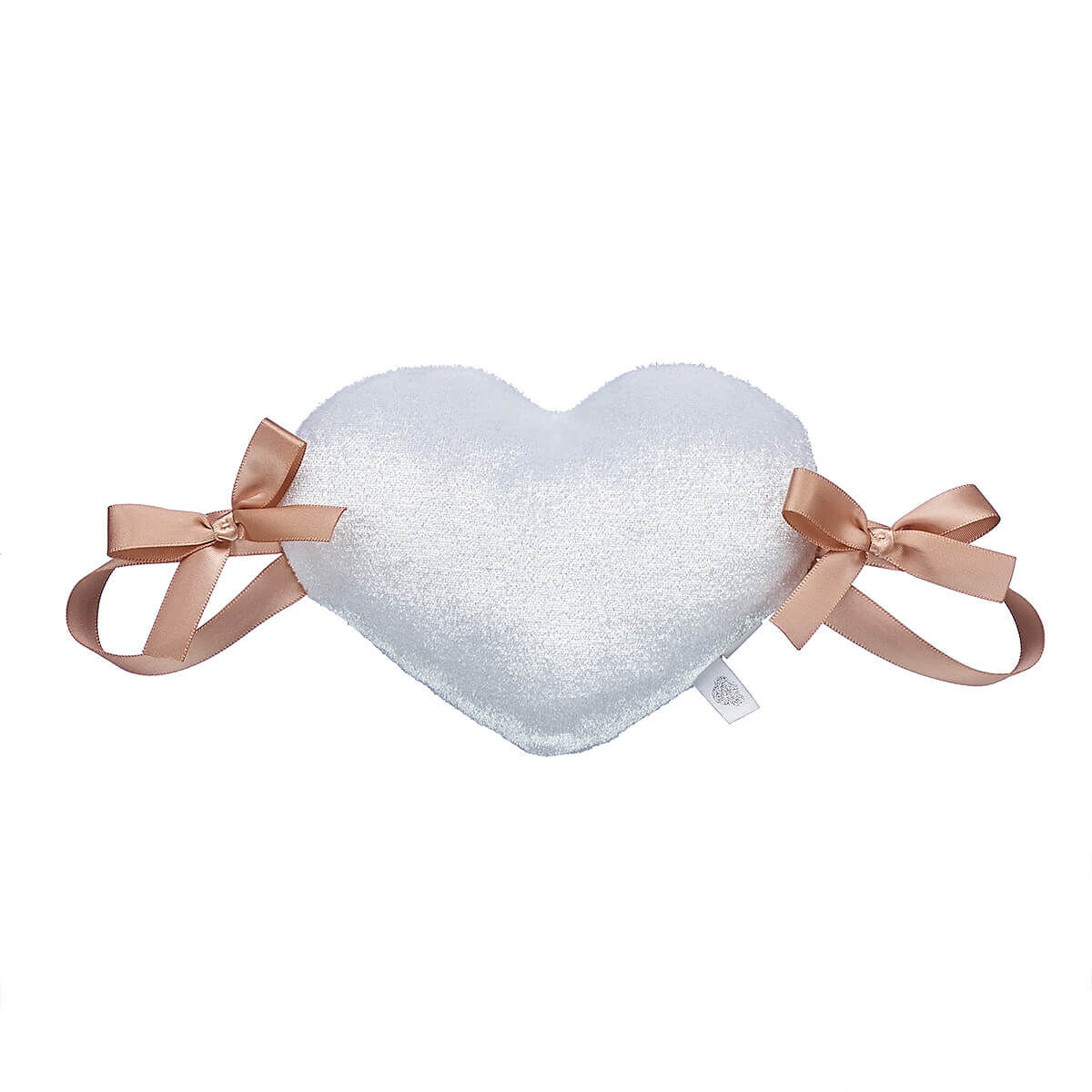 White Heart Wristie With Sound Pocket