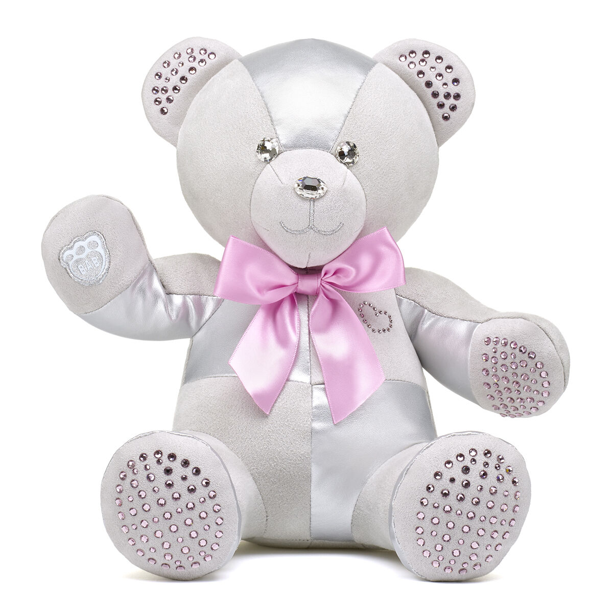 Build-A-Bear Birthstone Bear Featuring Swarovski Light Amethyst Crystals - Image 2