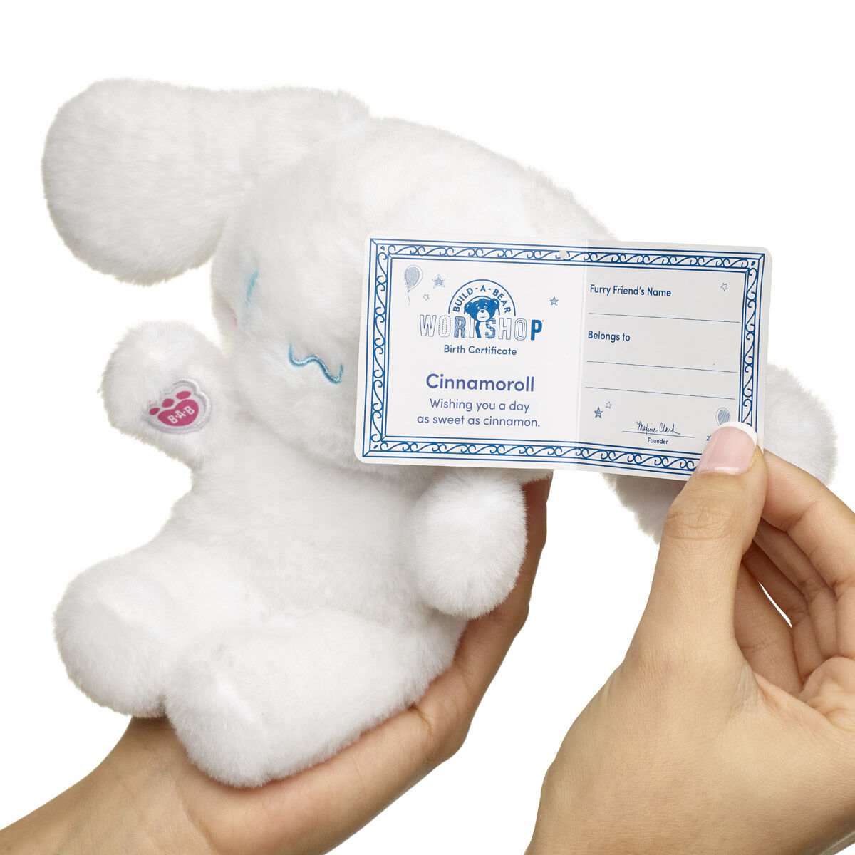 Build-A-Bear Mini Beans Sanrio Hello Kitty And Friends Cinnamoroll Plush - Image 2