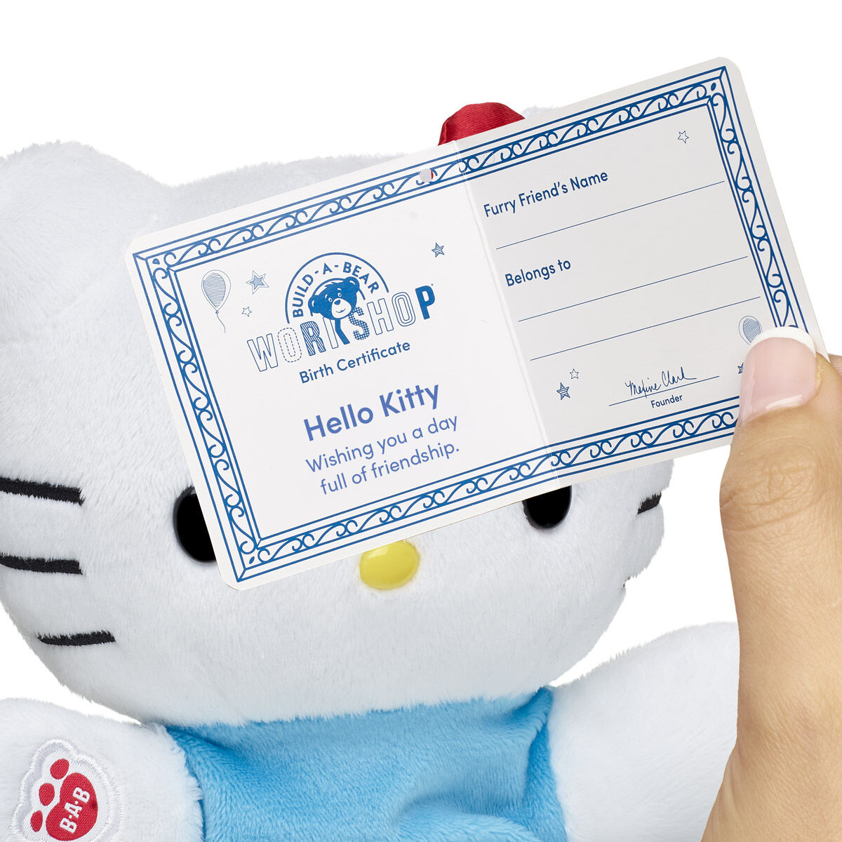 Build-A-Bear Mini Beans Sanrio Hello Kitty Plush - Image 3