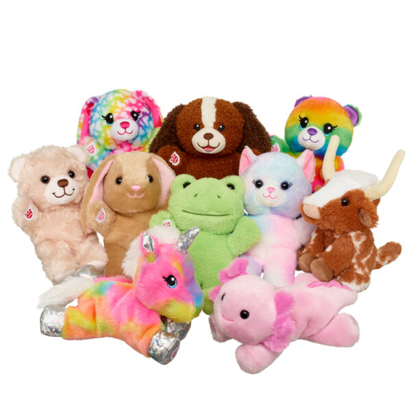 Build-A-Bear Mini Beans Spring Green Frog Stuffed Animal - Image 3