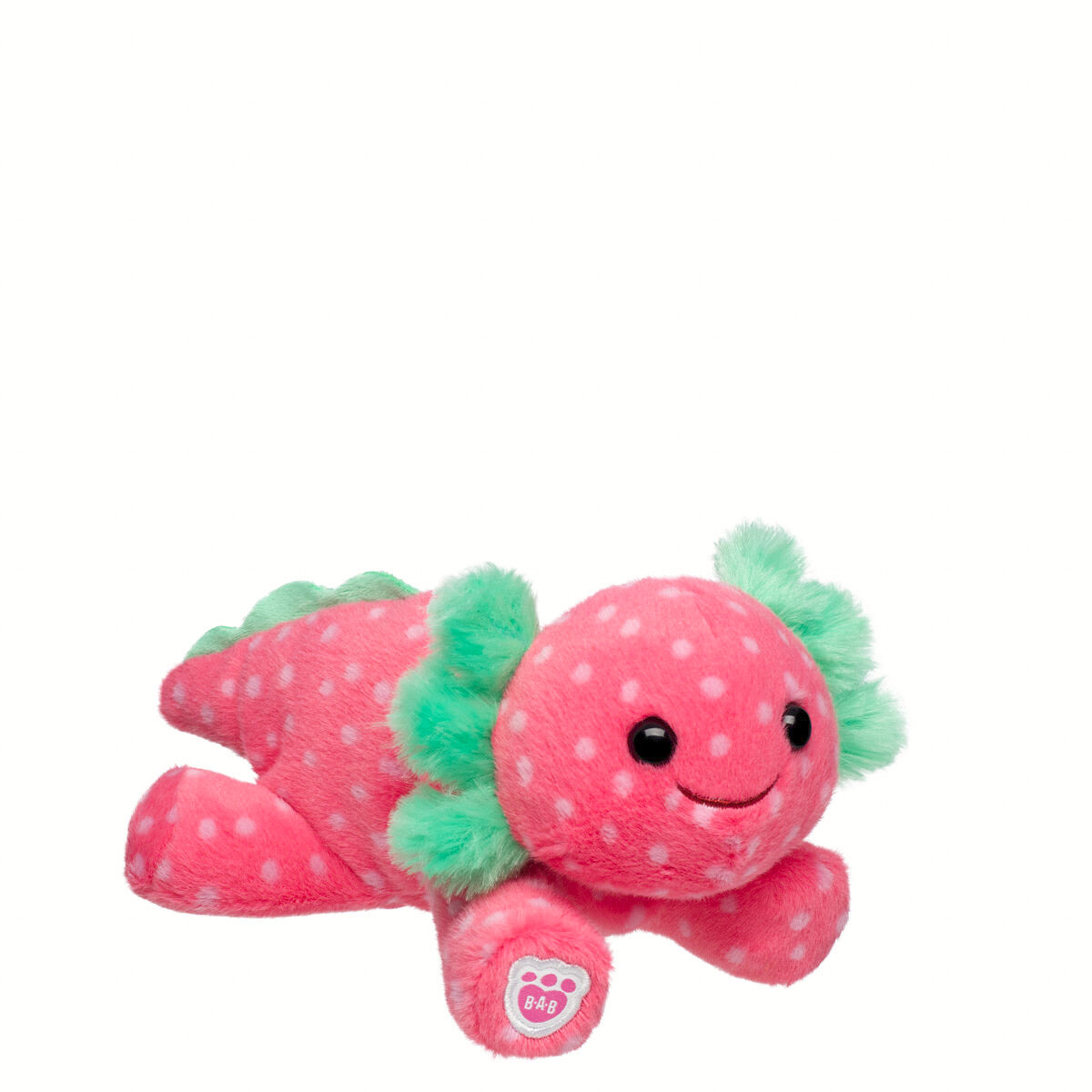 Build-A-Bear Mini Beans Strawberry Axolotl Stuffed Animal - Image 5