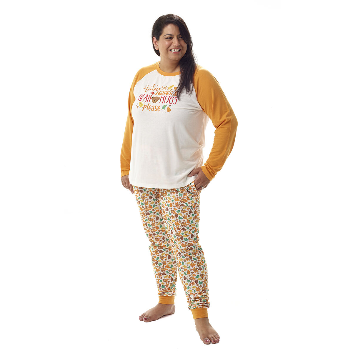 Build-A-Bear Pajama Shop Autumn Leaves Top - Adult - Image 3