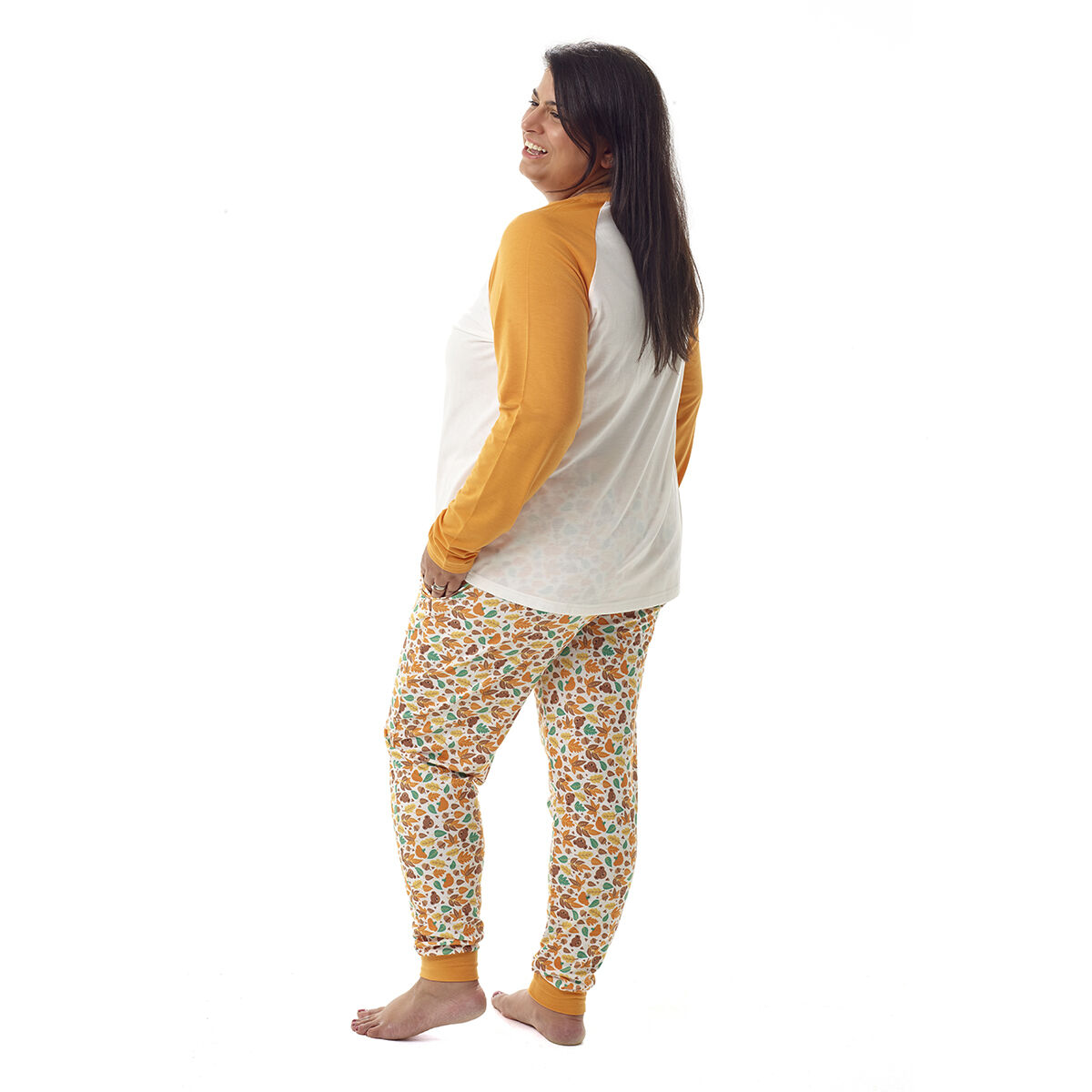 Build-A-Bear Pajama Shop Autumn Leaves Top - Adult - Image 4