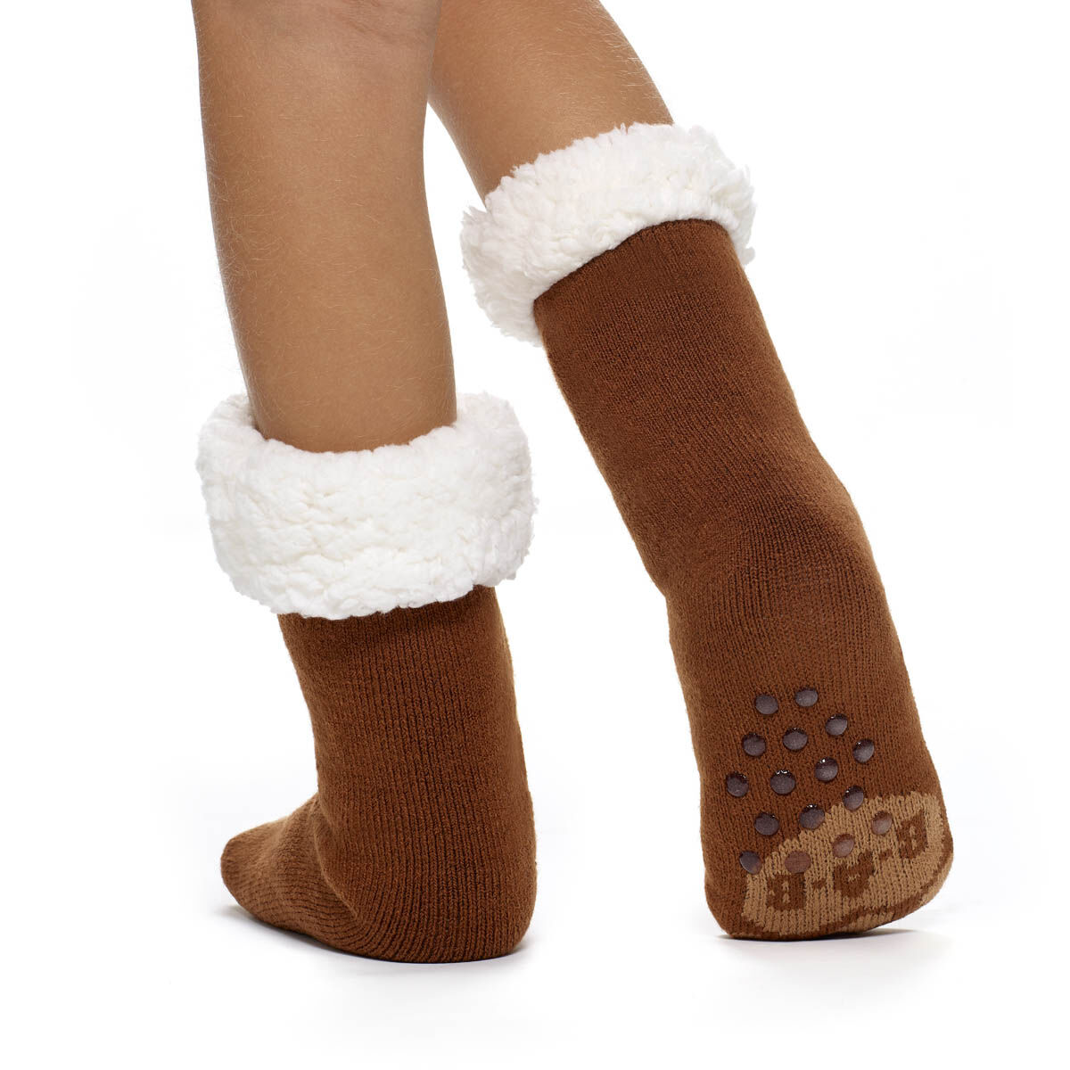 Build-A-Bear Pajama Shop Bear Paw Slipper Socks - Toddler, Youth & Adult - Image 3