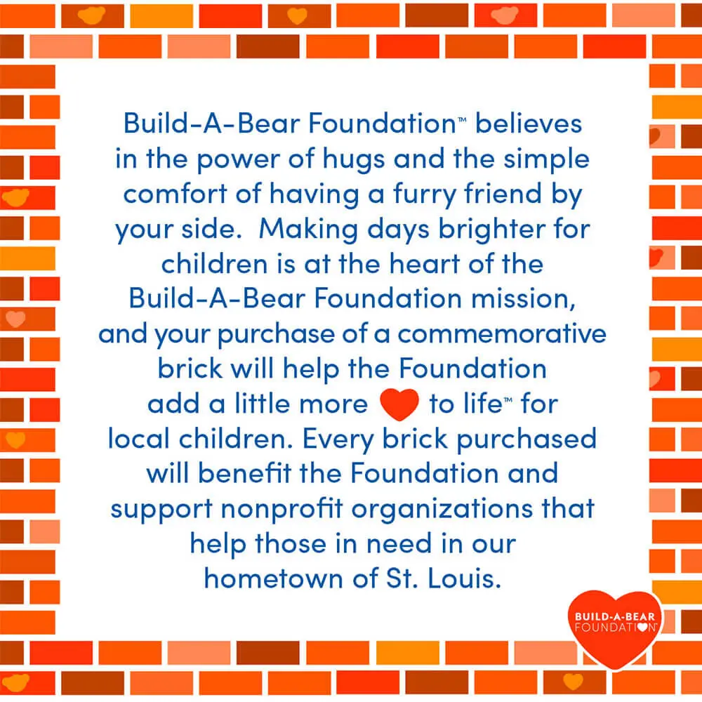 Build-A-Bear Foundation Commemorative Brick - Image 6