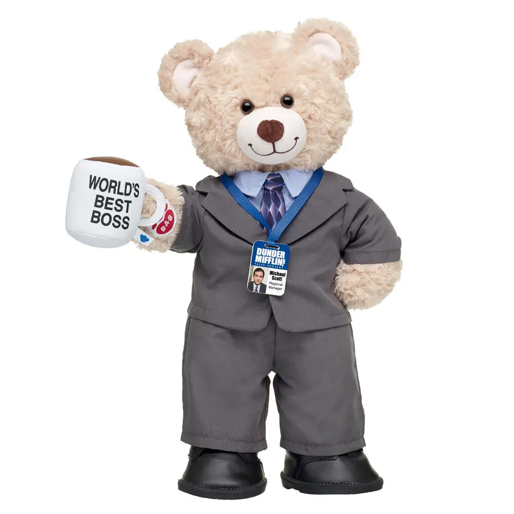 Happy Hugs Teddy Bear With The Office Michael Scott Costume Gift Set