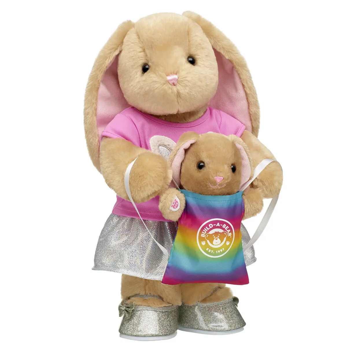 Build-A-Bear Mini Beans Rainbow Toy Bear Carrier - Image 4