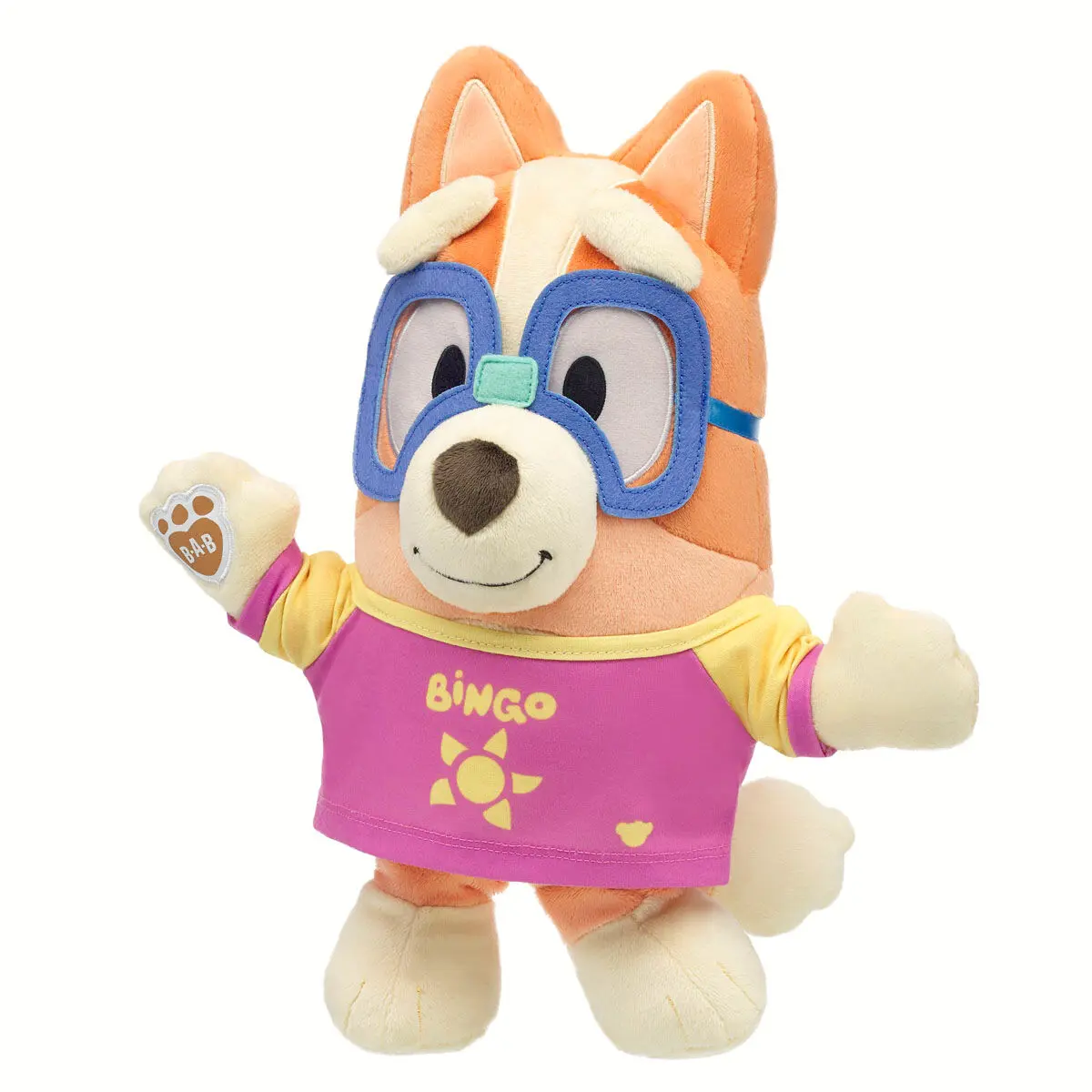 Bingo Plush With Swim Shirt And Goggle Set - Image 2