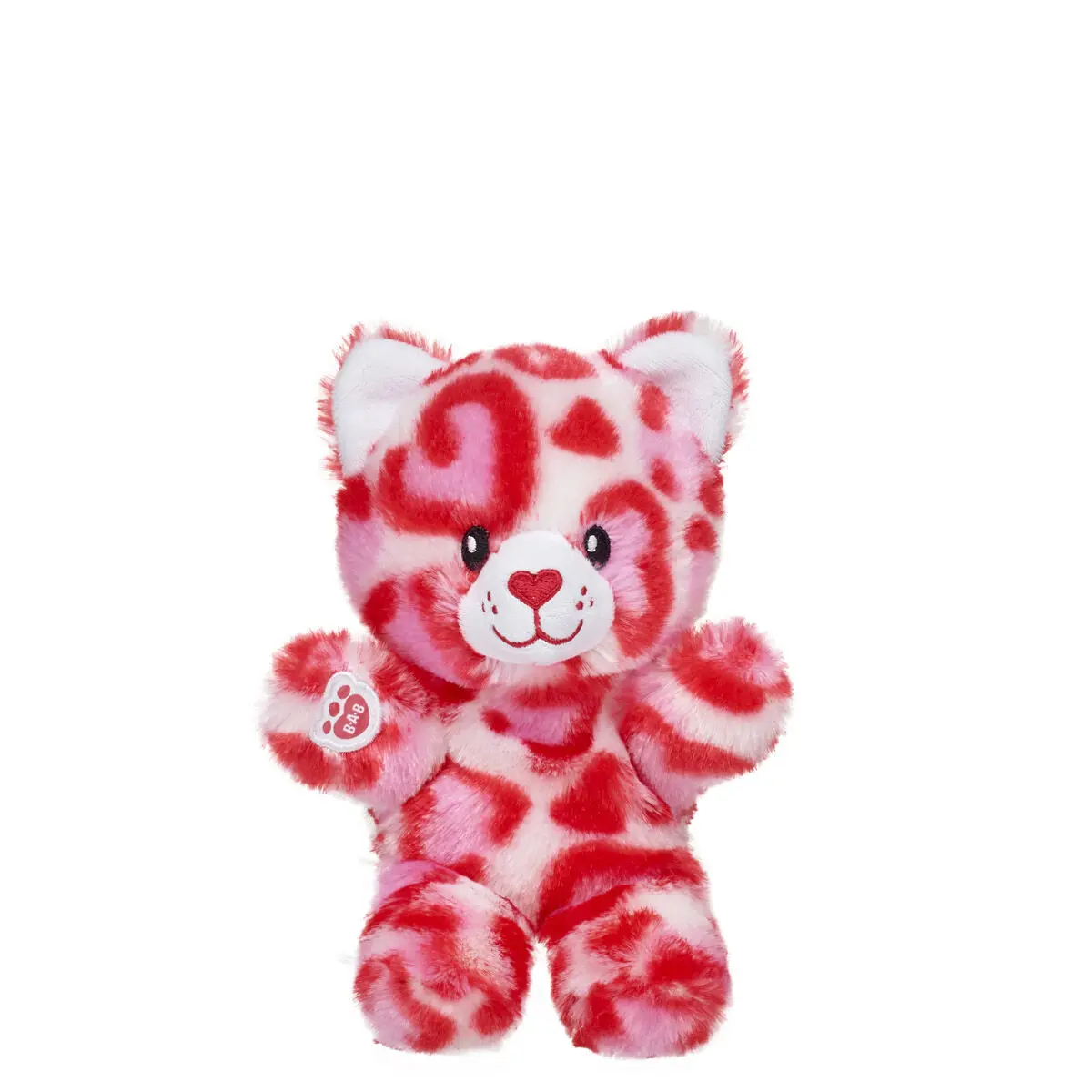 Build-A-Bear Mini Beans Wild Hearts Leopard Stuffed Animal