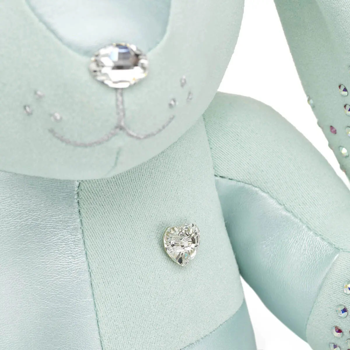 Mint Bunny Build-A-Bear Collectible Featuring Swarovski Crystals - Image 5