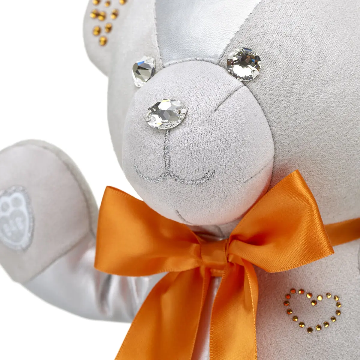 Build-A-Bear Birthstone Bear Featuring Swarovski Topaz Crystals - Image 3