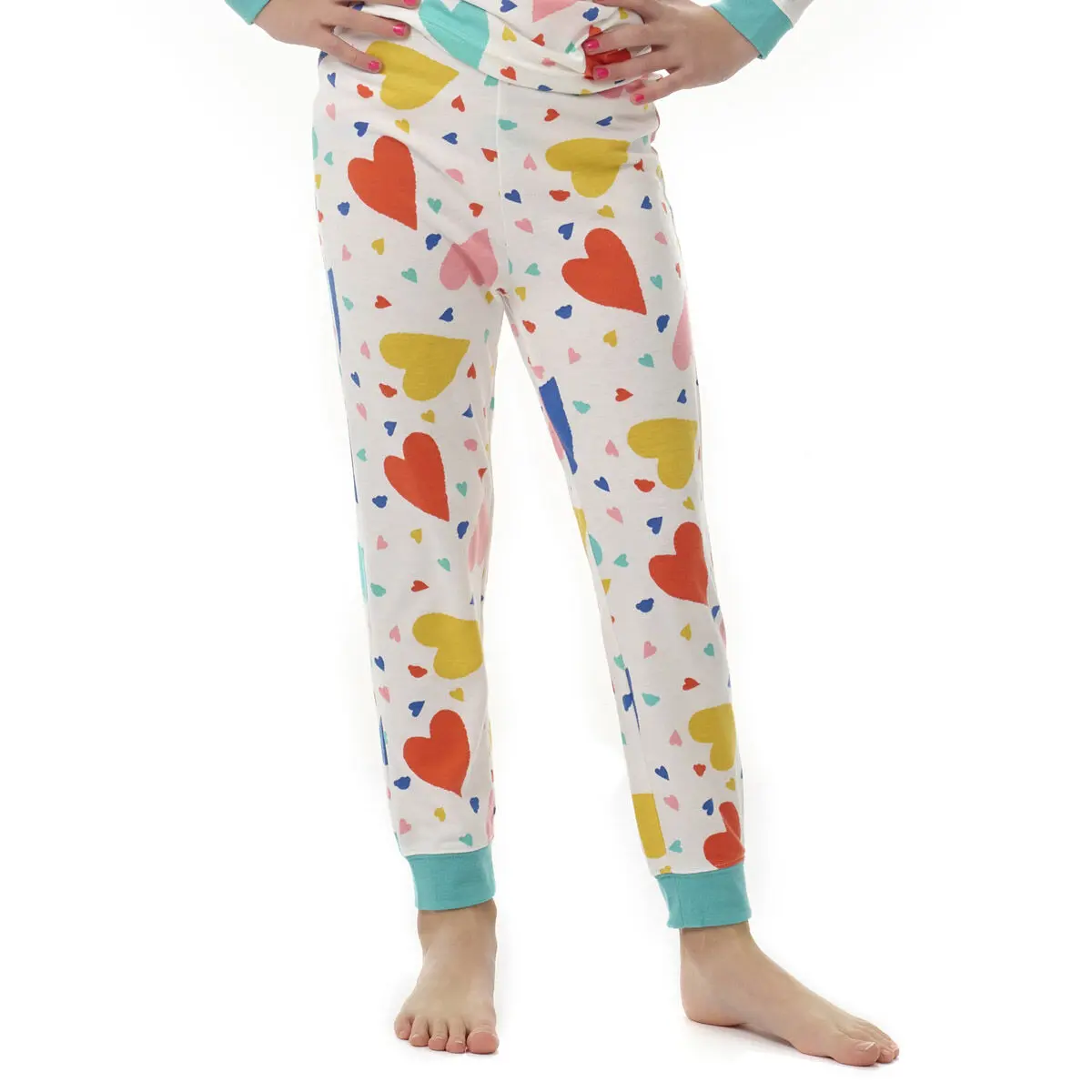 Build-A-Bear Pajama Shop Colorful Hearts Pj Pants - Toddler And Youth