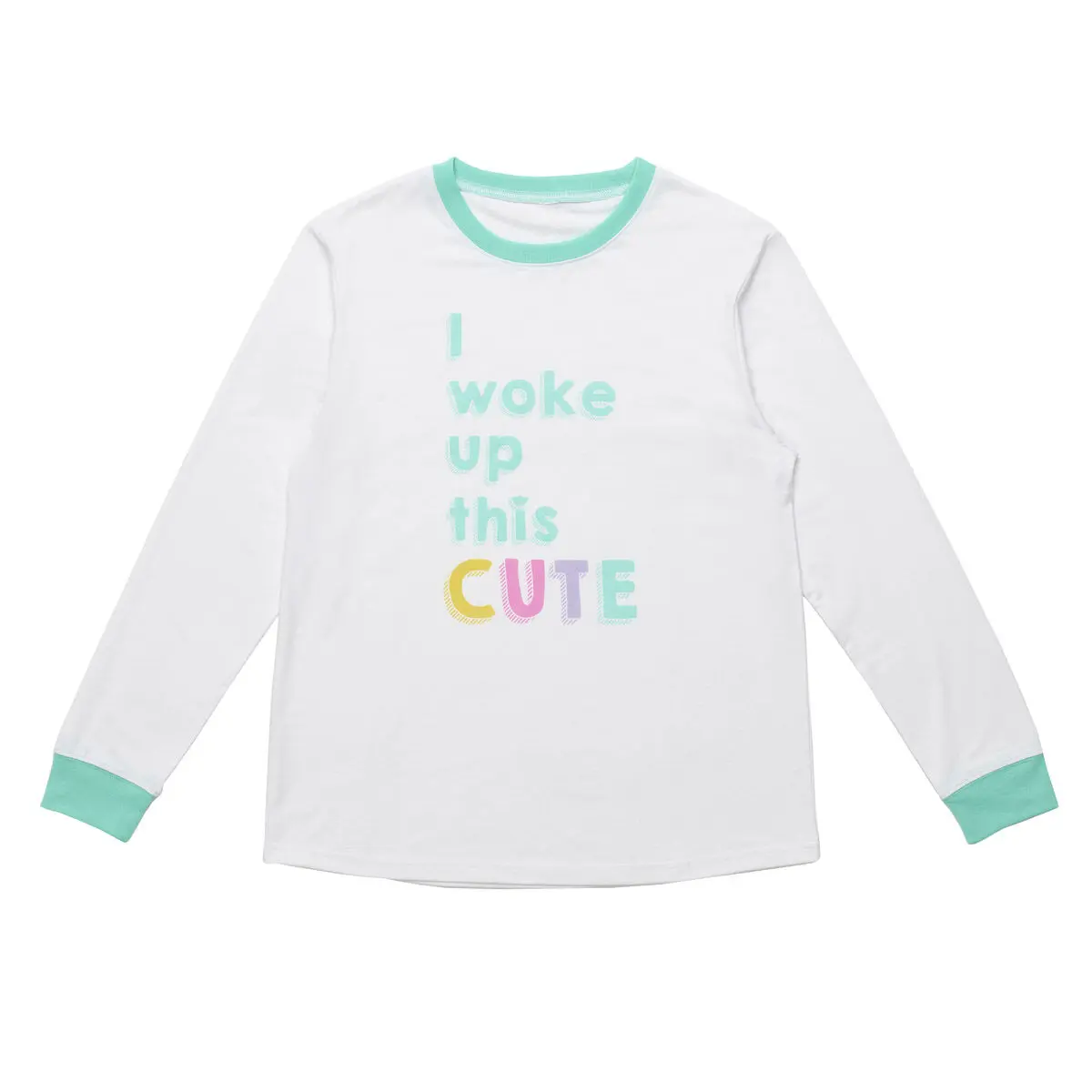 Build-A-Bear Pajama Shop "I Woke Up This Cute" Pj Top - Adult - Image 2
