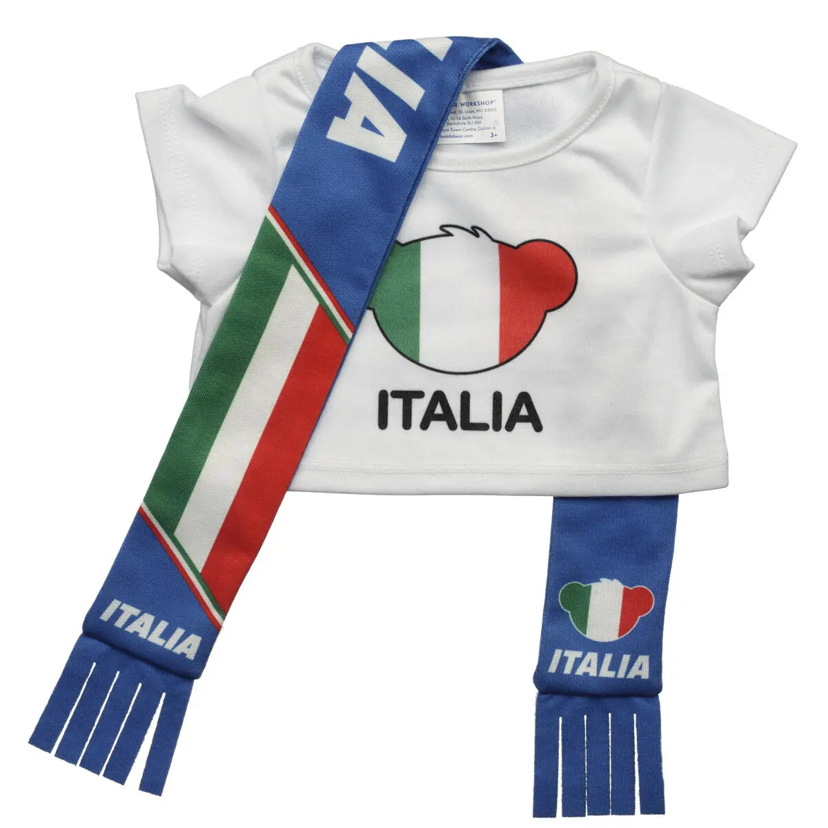 Italy Scarf And T-Shirt Set
