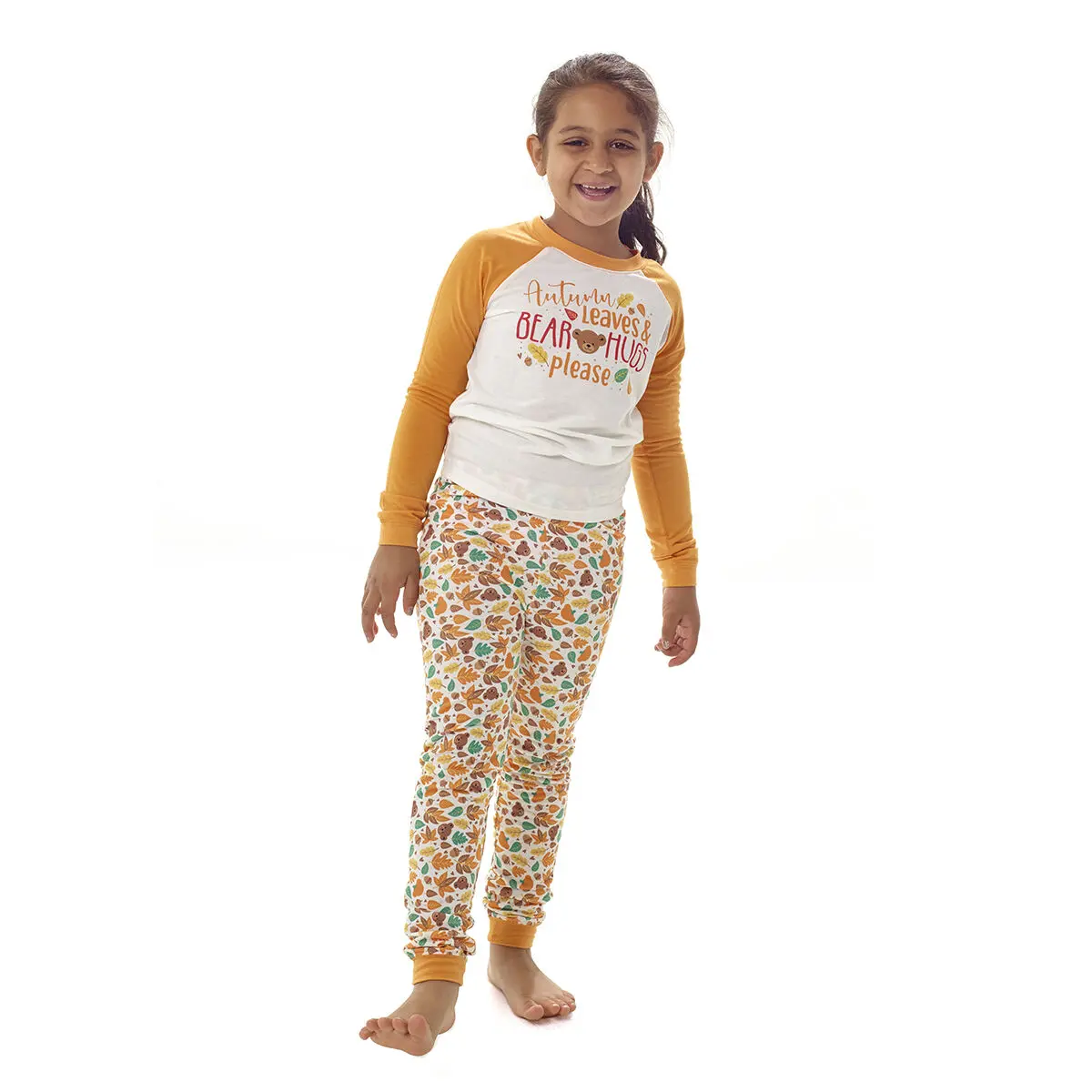 Build-A-Bear Pajama Shop Autumn Leaves Top - Toddler & Youth - Image 3