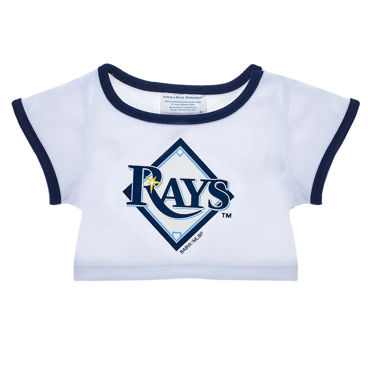 Tampa Bay Rays White & Blue Ringer T-Shirt