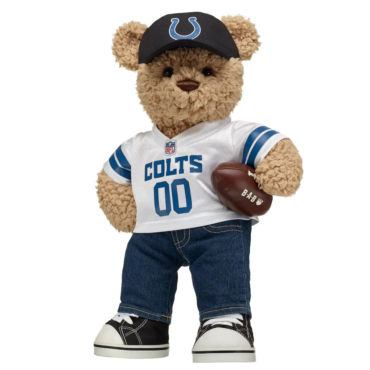 Timeless Teddy Bear Indianapolis Colts Football Gift Set