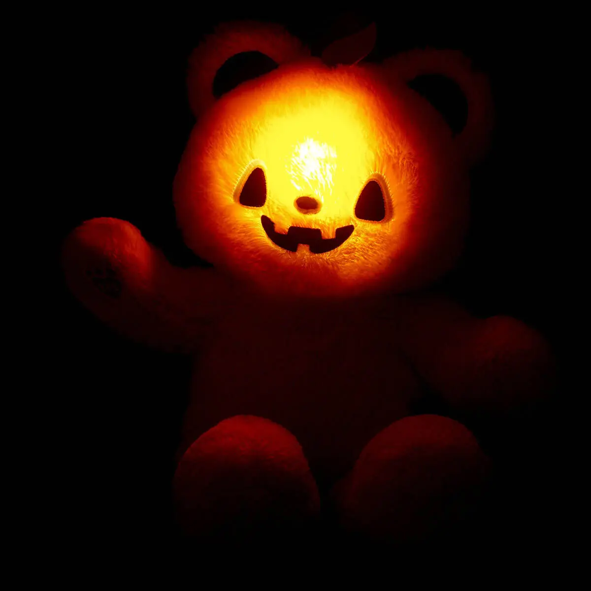 Light-Up Pumpkin Glow Teddy Bear - Image 3